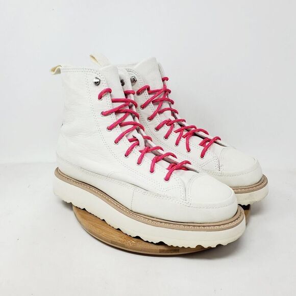 Converse Chuck Taylor Crafted Boot Hi Shoes Womens 8 High Top Retro Sneaker - Picture 6 of 14